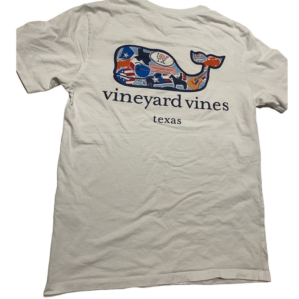 Vineyard Vines Texas T-Shirt Womens White Size XS